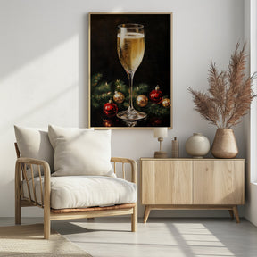 Christmas  Champagne Poster