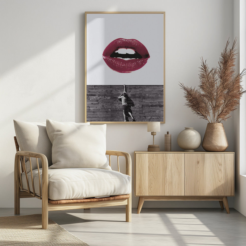 Curious Lips Poster