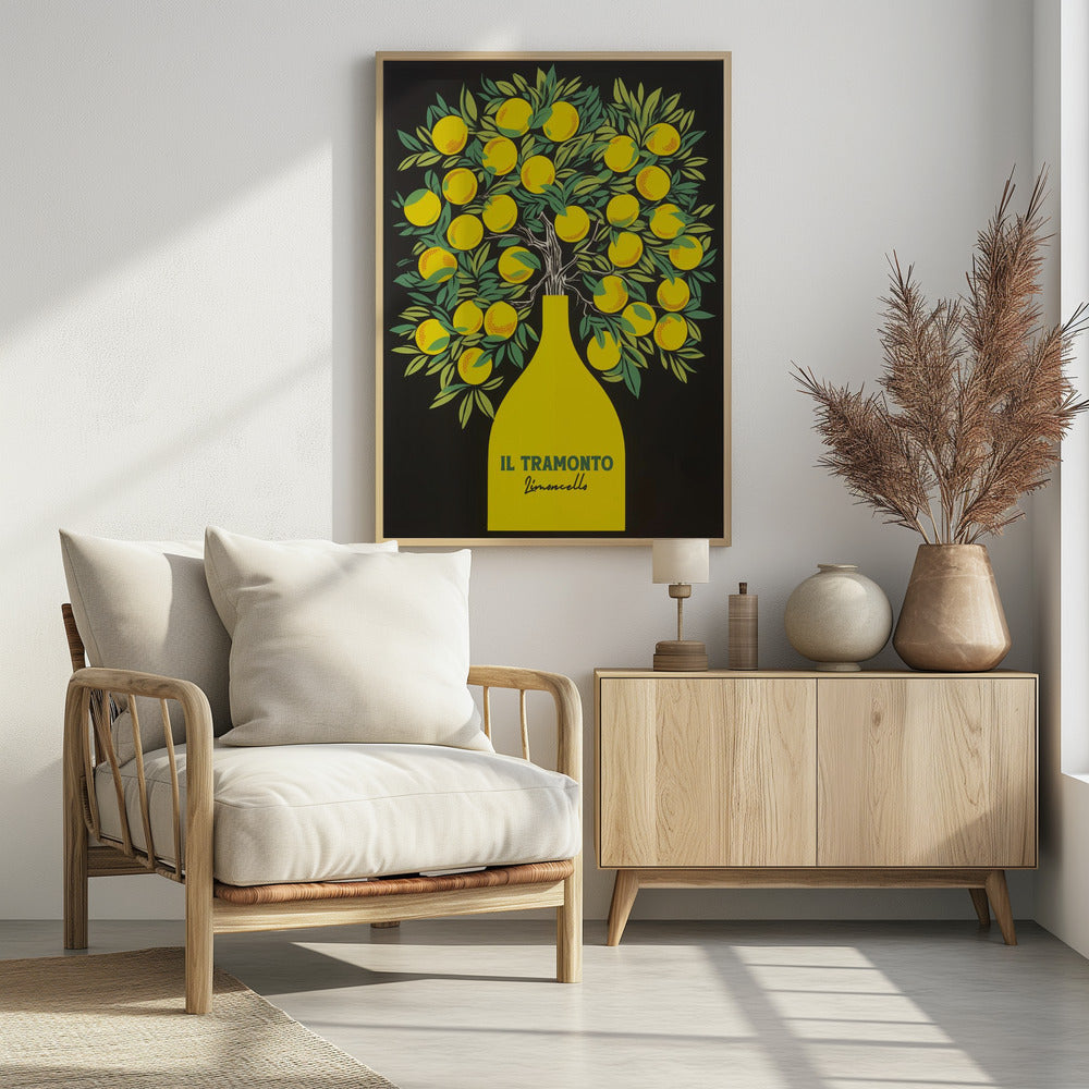 Limoncello Il Tramonto Poster