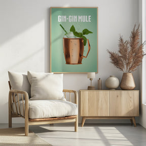 Gin Gin Mule Copper Poster