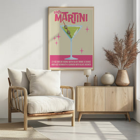 Dirty Martini Cocktail 01.png Poster