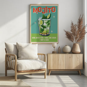 Mojito Cocktail Poster