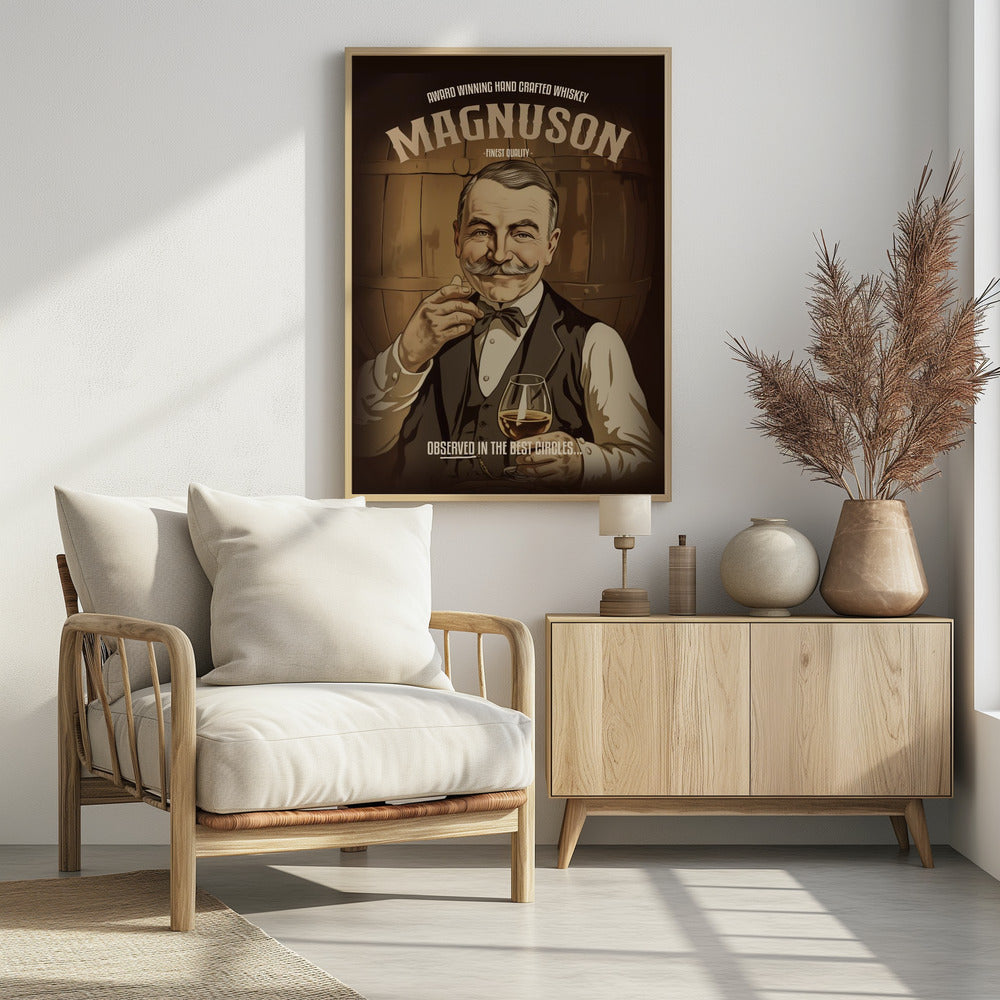 Magnuson Whiskey Poster