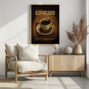 More Espresso   Less Depresso Poster