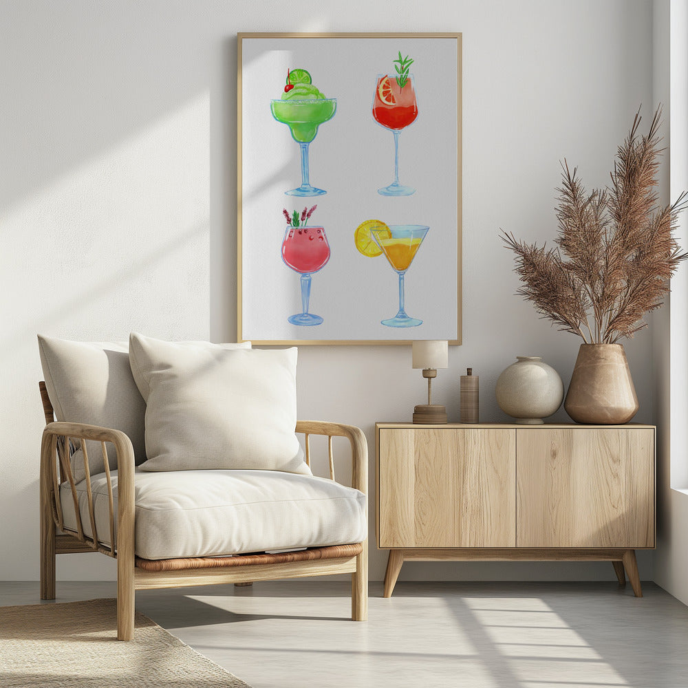 Cocktails Poster