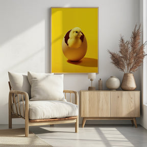 Yellow Chicken Poster