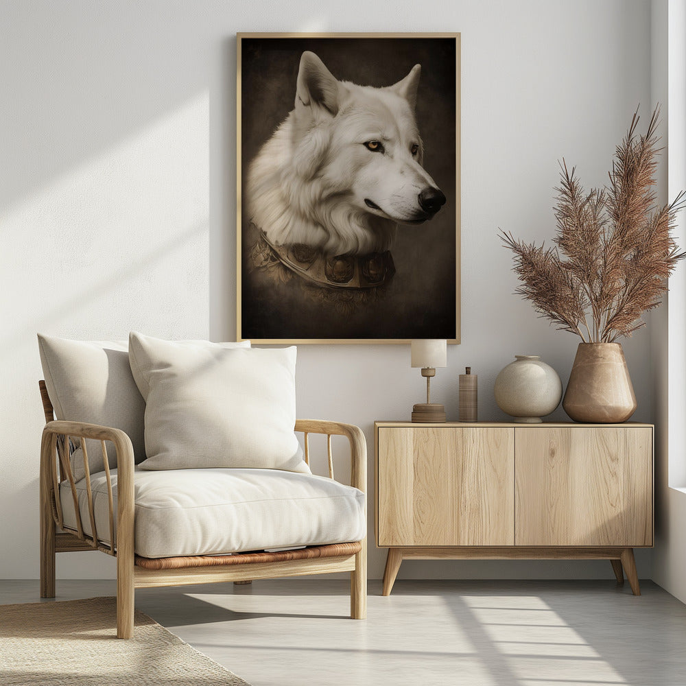 Wolf Portrait Poster