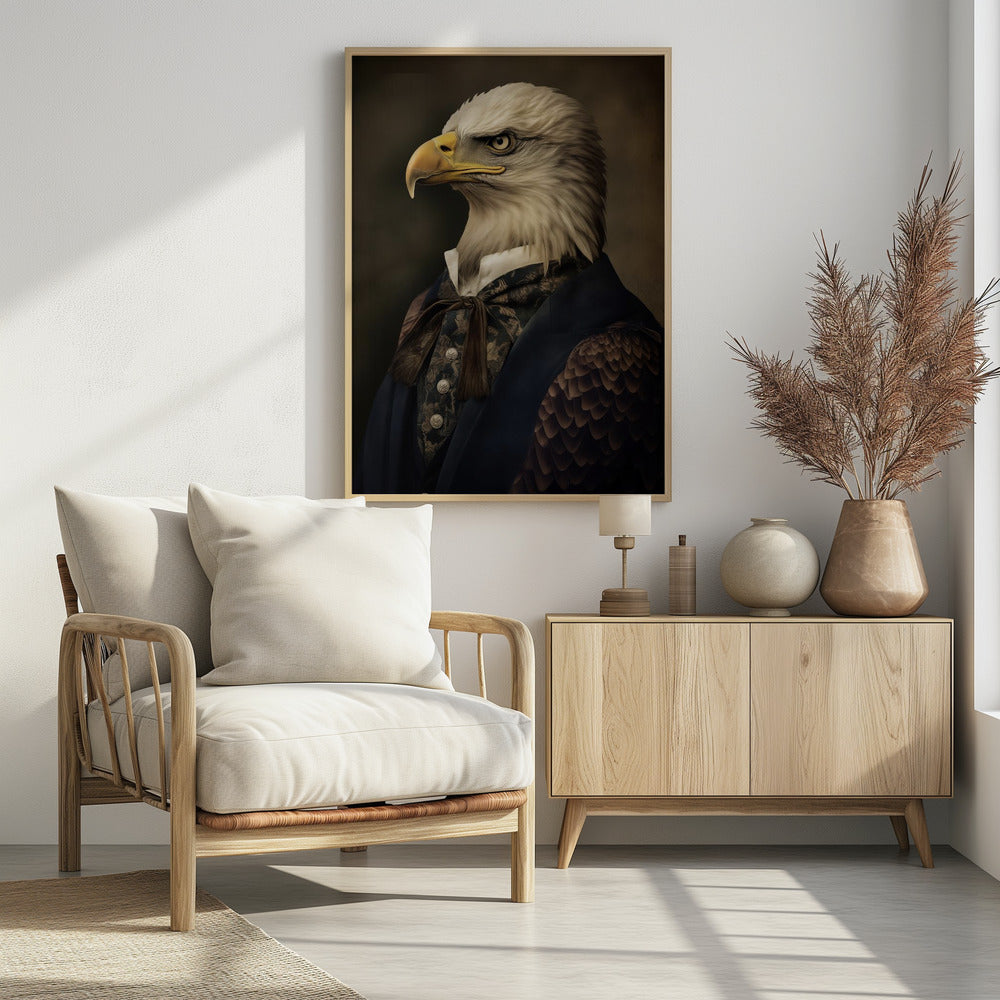 Bald Eagle Portrait Poster