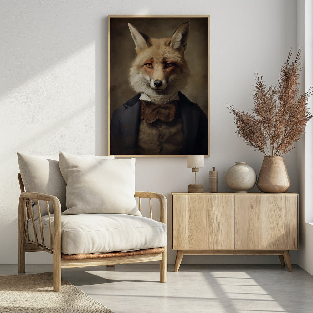 Fox Portrait Poster