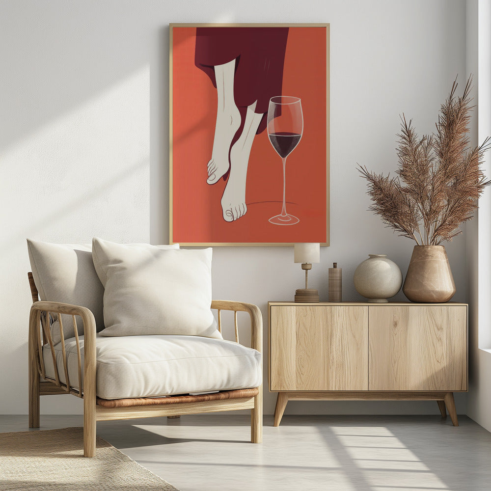 Wine and Dancing Poster