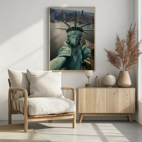 The Statue of Liberty Selfie Poster