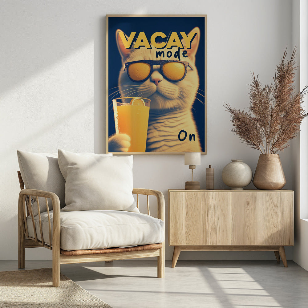 Vacay Mode On Poster