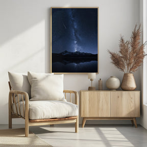 Galaxies Reflection Poster