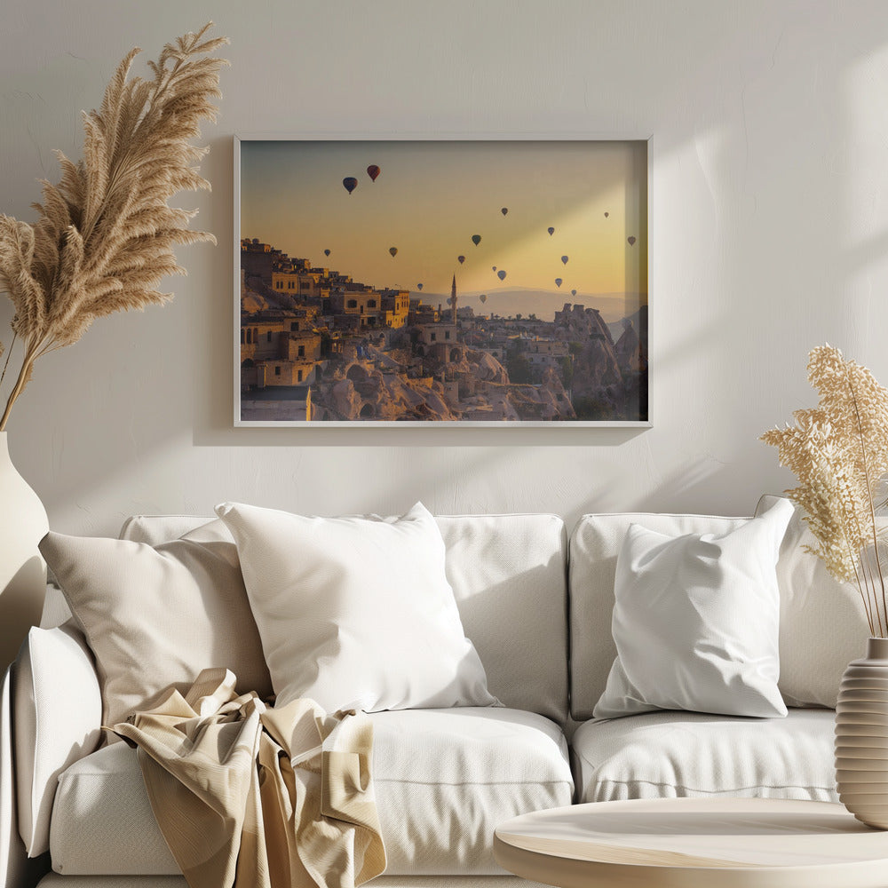 Sunrise over Cappadocia Poster