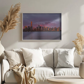 New York City Sunset Poster