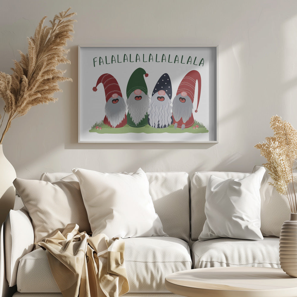 Fa la la la la gnomes Poster