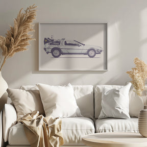 Delorean Poster