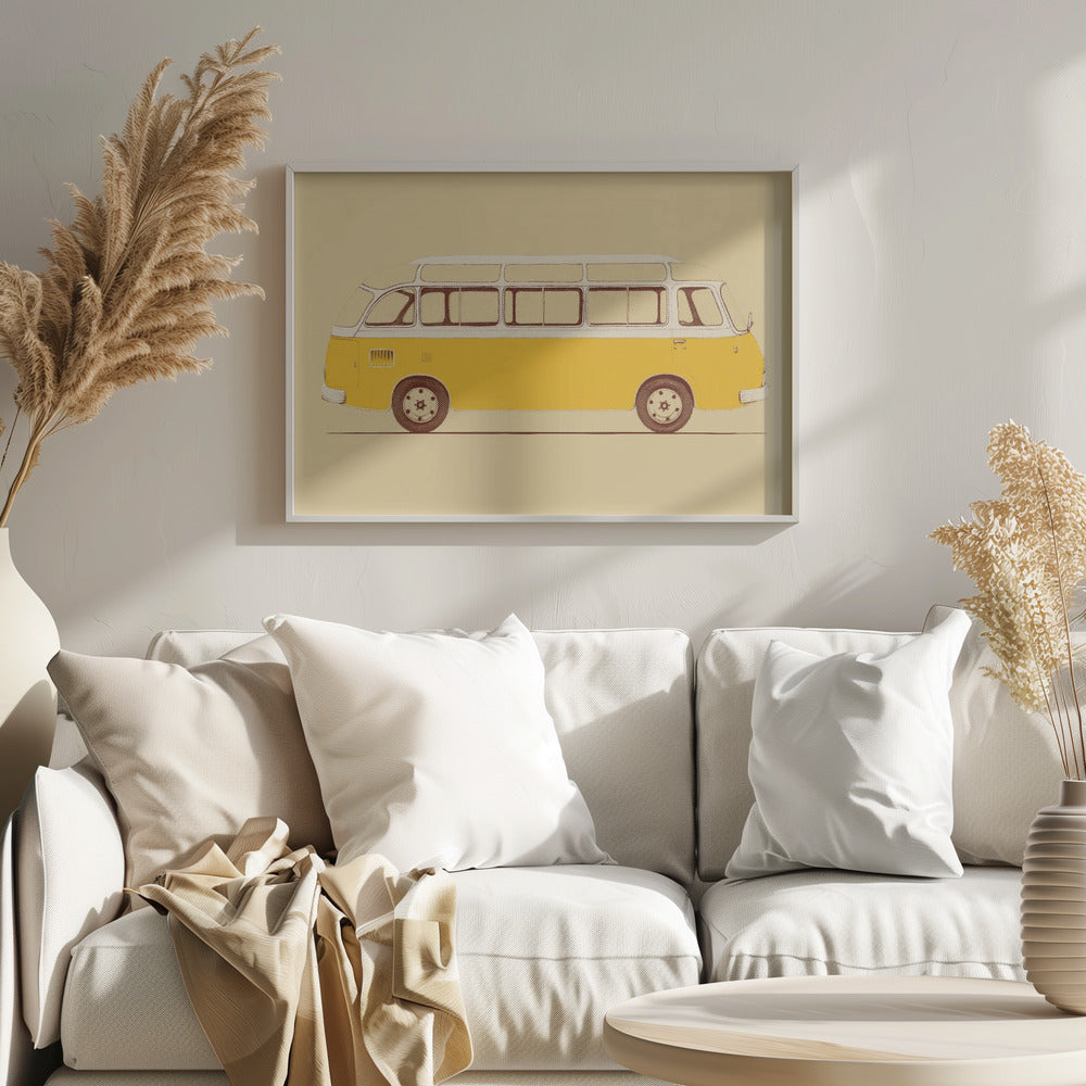 Yellow Van Poster