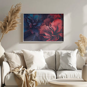 Wavily flowers Poster