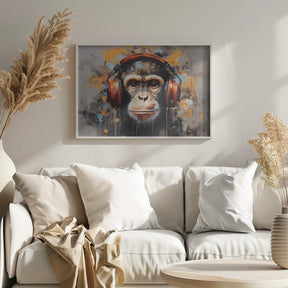 DJ Monkey Poster