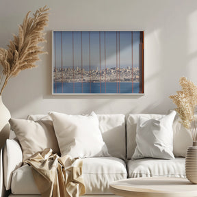 Golden Gate Bridge Panoramic View Poster