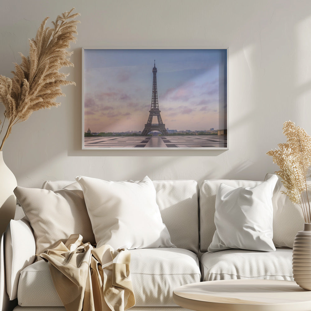 Eiffel Tower Sunrise Poster