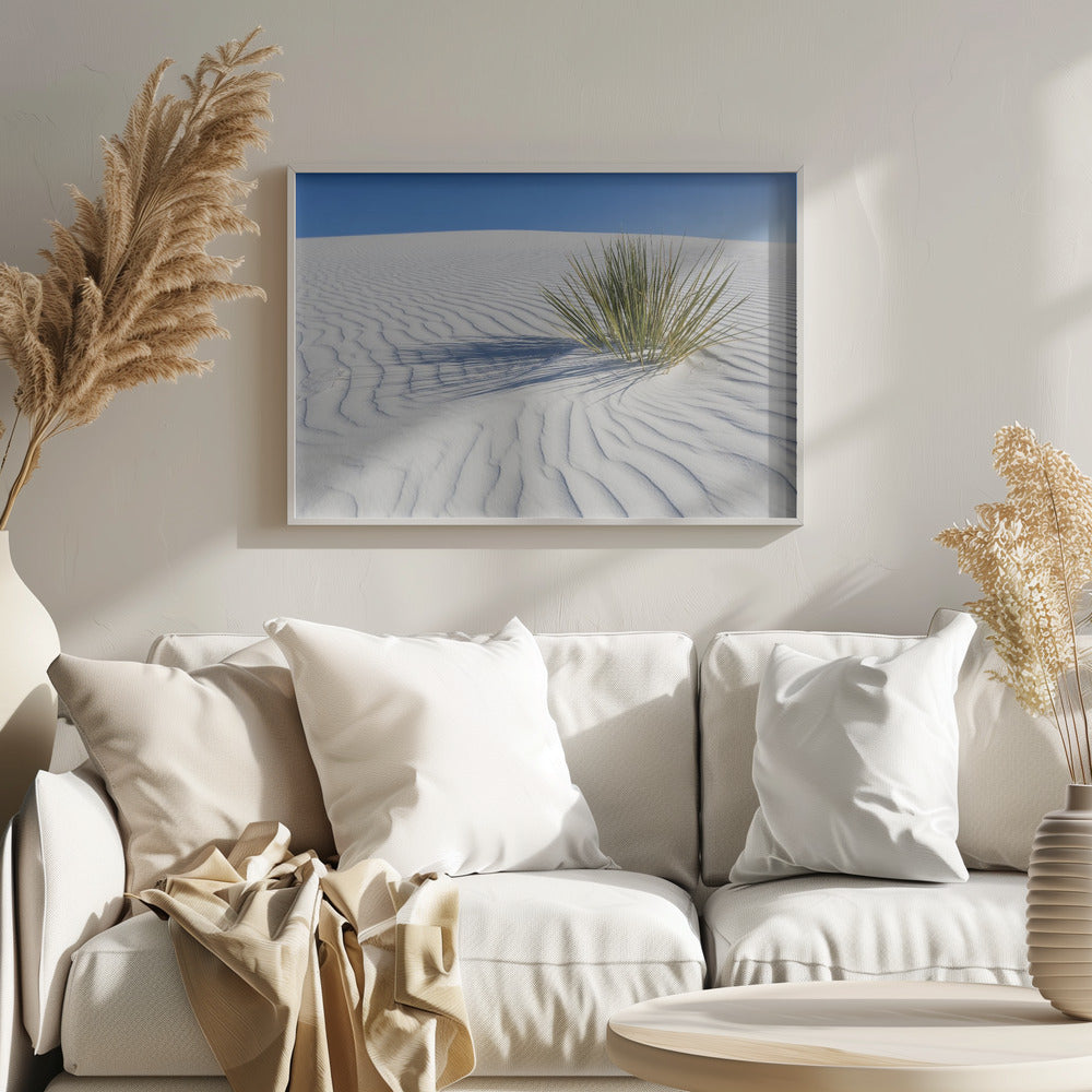 WHITE SANDS Idyllic scenery Poster