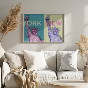 POP ART Statue of Liberty III Poster