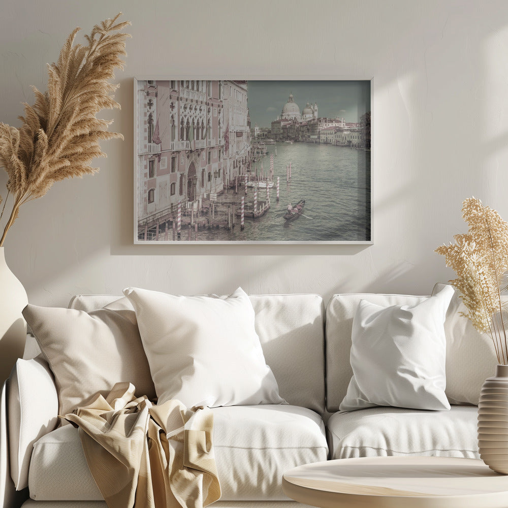 VENICE Canal Grande &amp; Santa Maria della Salute | urban vintage style Poster