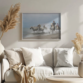 Camargue horses Poster