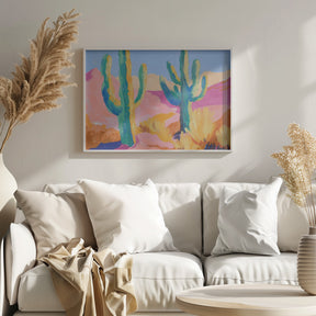 Colorful Cactus Poster