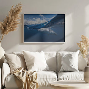 Humpback whale and the sky Poster