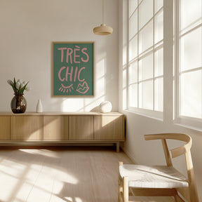 Très Chic Green Poster