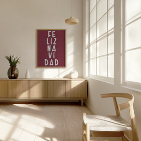 Simple feliz Navidad Poster