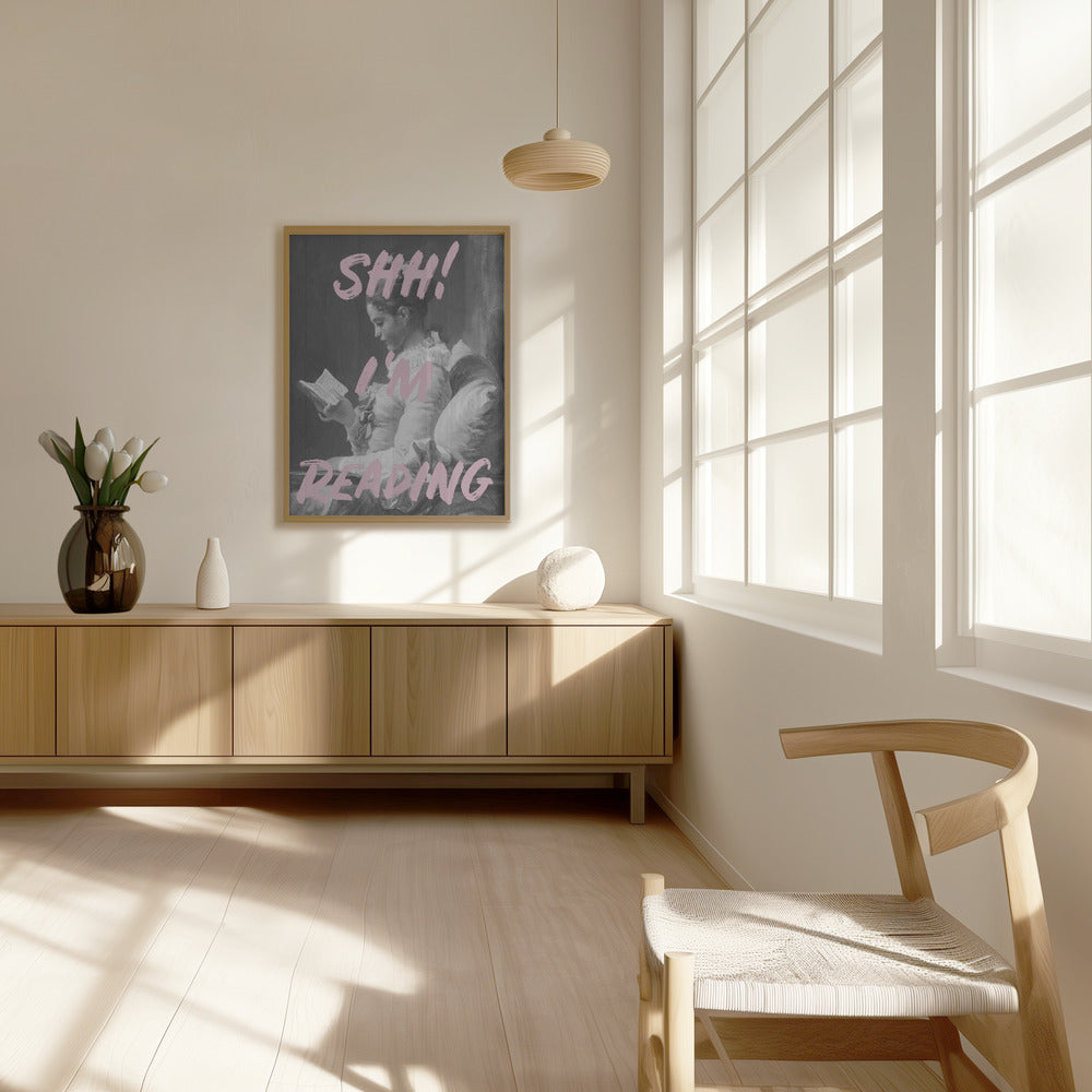 Shh I'm Reading Poster