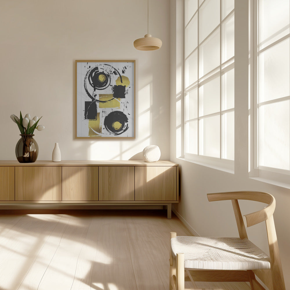 ABSTRACT ART Geometry Poster