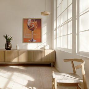 Aperol Spritz Orange Poster