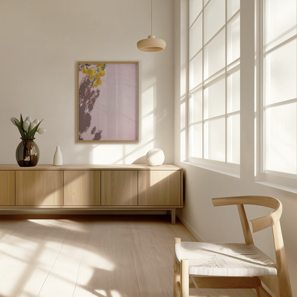 Yellow and Pink | Oaxaca Mexico Poster