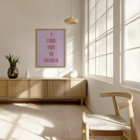 Frenchlovepink Ratioiso Poster