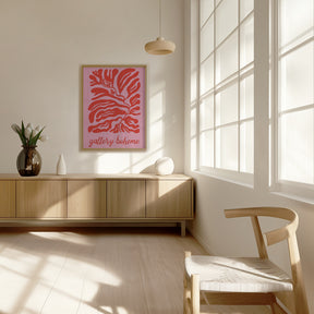 Pinkredgalleryboheme Ratioiso Poster