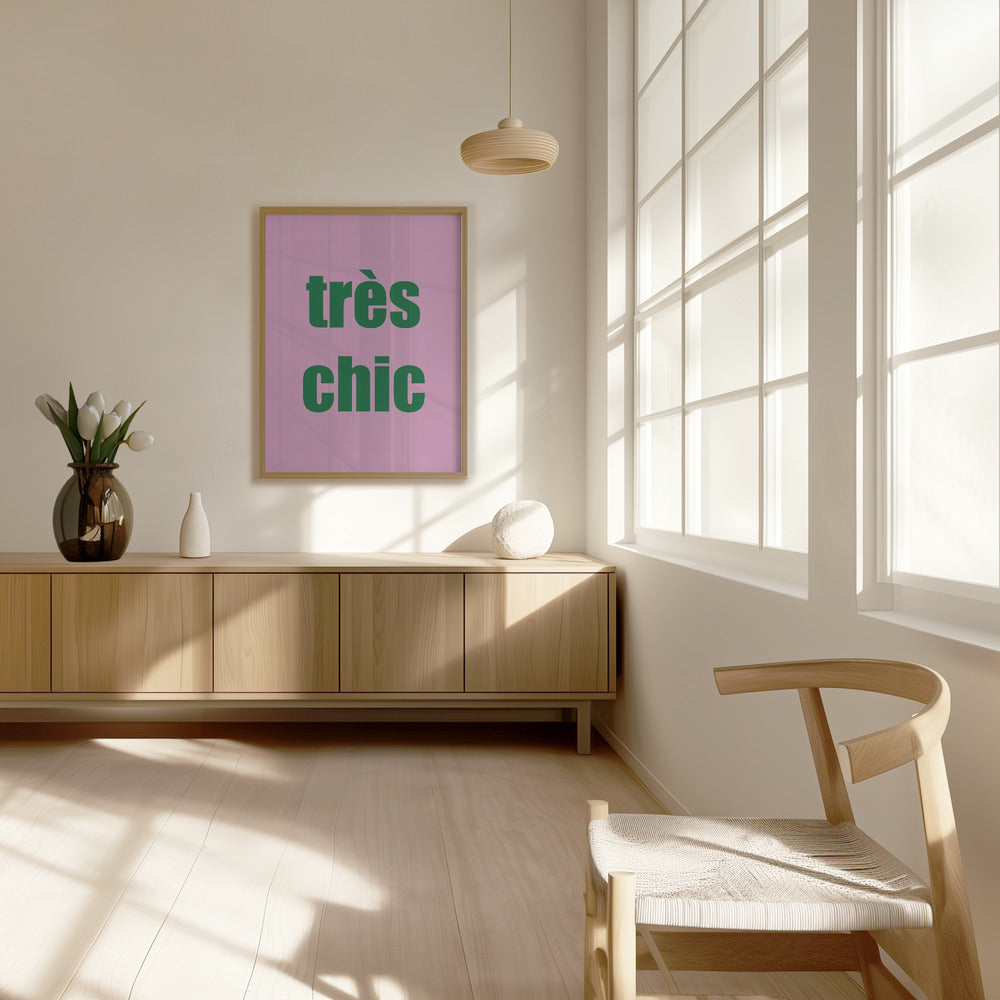 Treschicpinkgreen Ratioiso Poster