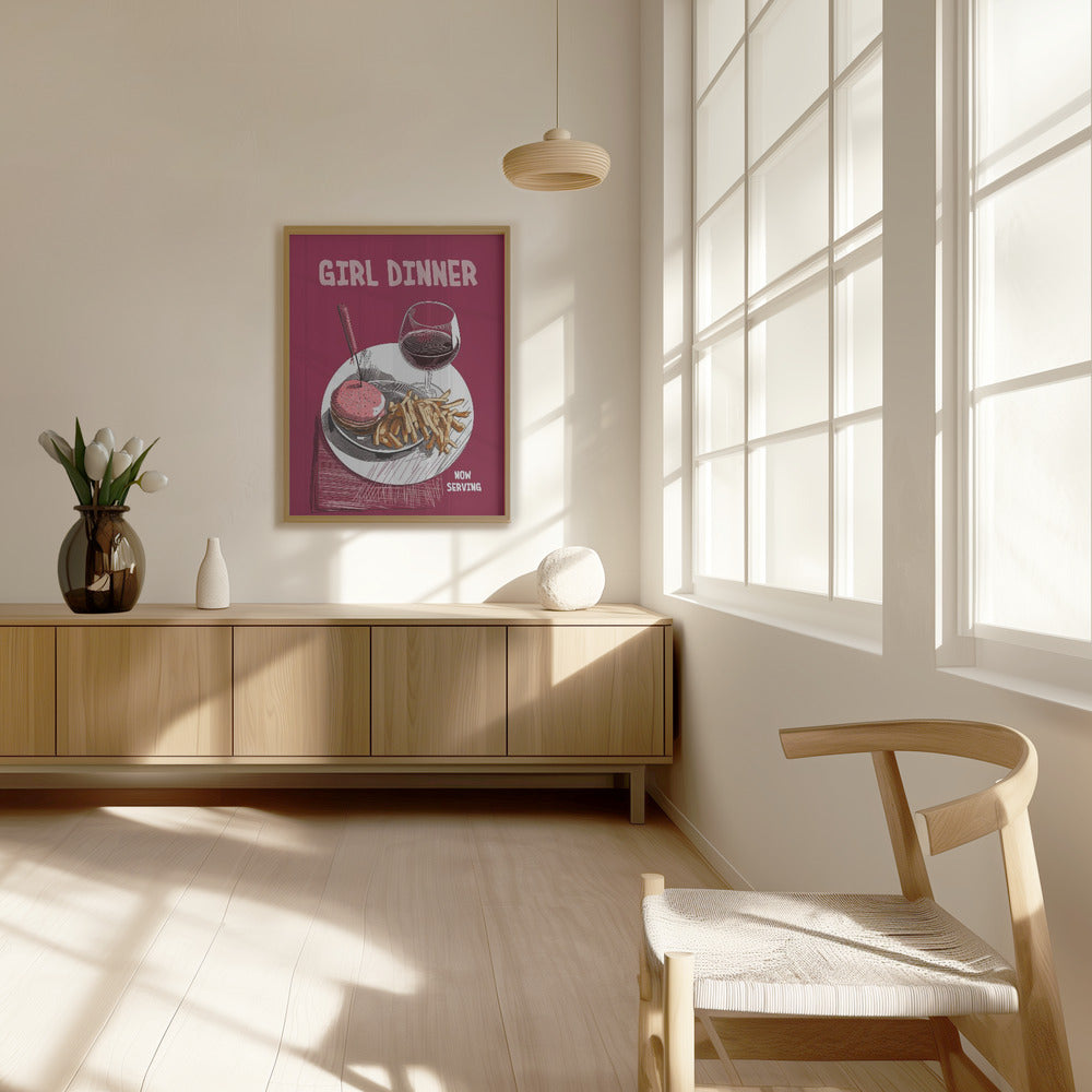 Girl Dinner No 4 Poster
