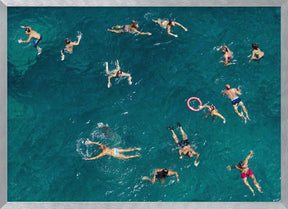 Blue water swim Poster