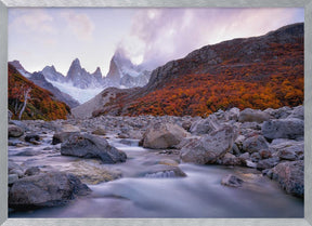 Fitz Roy under Twilight Poster