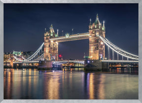 Night at The Tower Bridge Poster