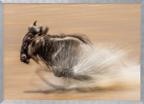 SLOW SHUTTER WILDEBEEST Poster