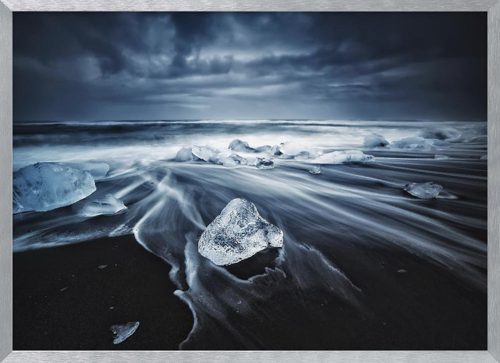 Blue Jokulsarlon Poster