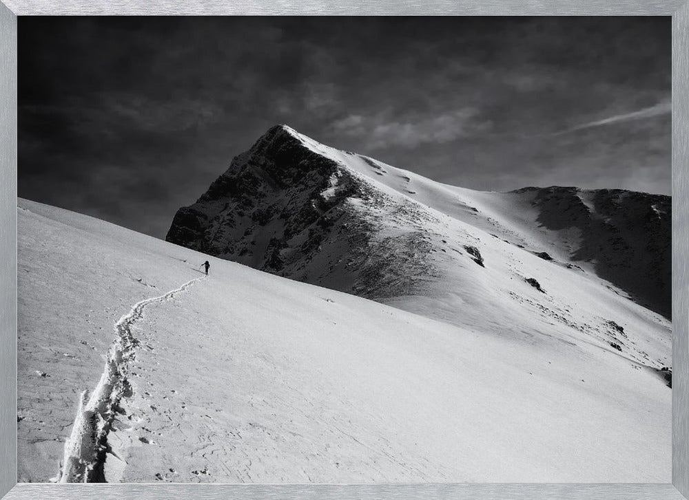 Lonely climber Poster