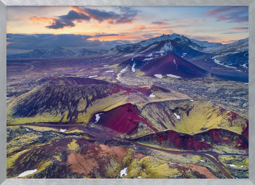 Land of Volcanos Poster