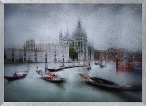 It was raining in Venice Poster